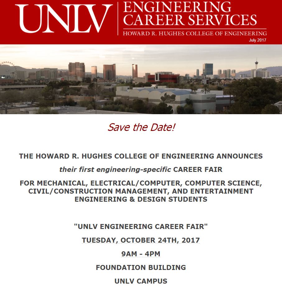 UNLV Engineering Career Fair Nevada Stem Mentor Network