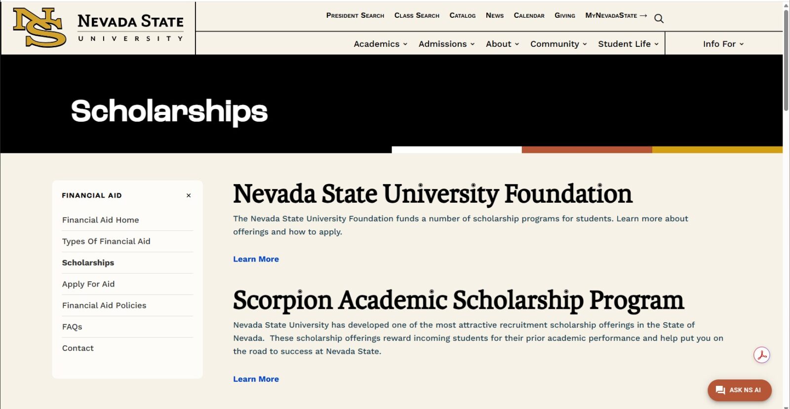 NSU Scholarships